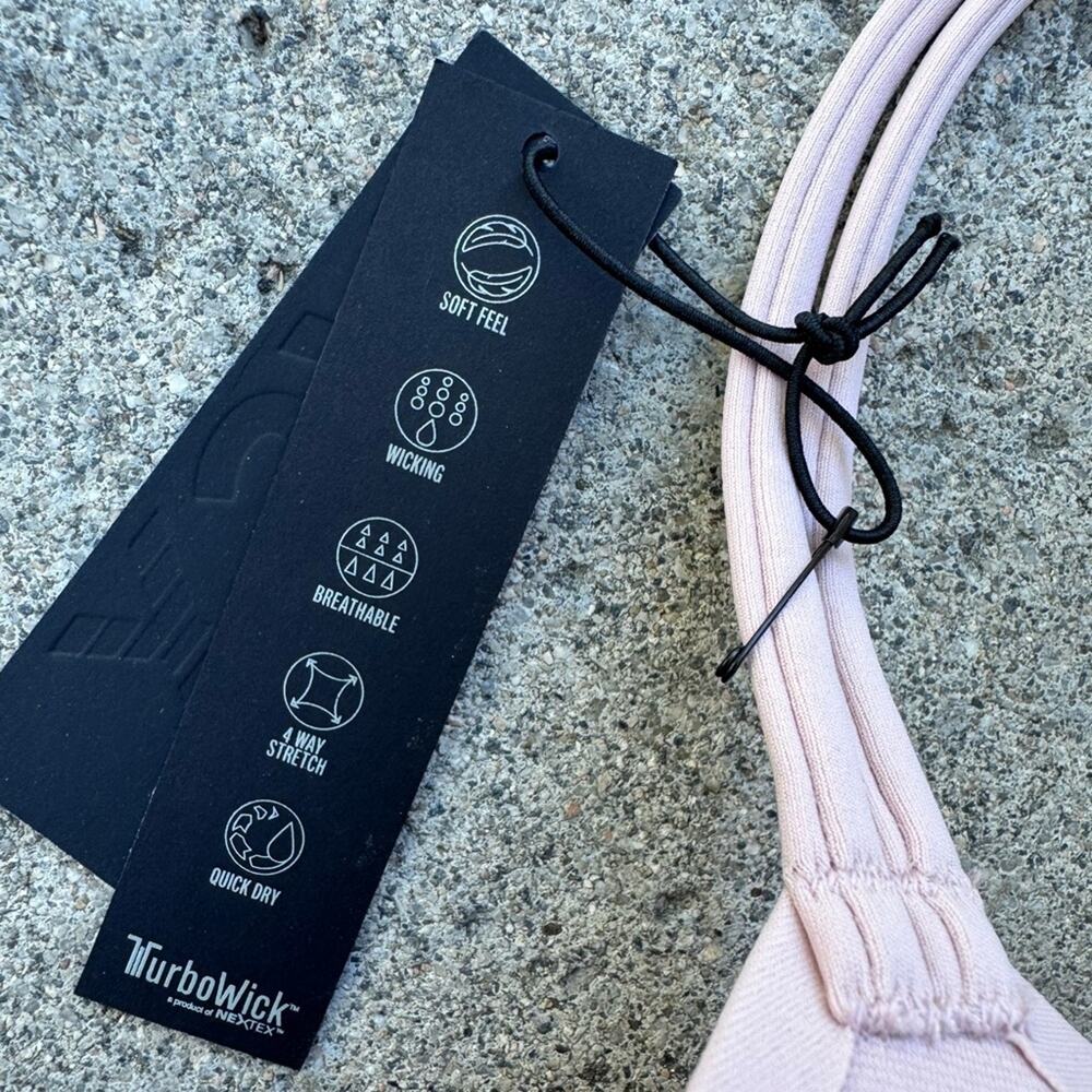 NEW Victoria’s Secret VSX Elevate Strappy-Back Sports Bra – Light Pink, Size L - Picture 5 of 6